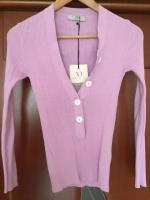 Кофта новая женская AD Style Италия 44 46 М S размер фиолетовая цвет лаванда вязаная мягкая лапша