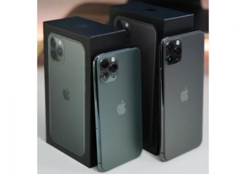 Apple iPhone 11 Pro 64GB = $500, iPhone 11 Pro Max 64GB = $550,iPhone 11  64GB =  $450