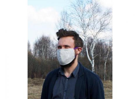 Живично-прополисная маска сшитая вручную из 100% натурального льна.