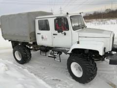 Снегоболотоход ГАЗ Садко, автомоибиль для рыбалки и охоты ГАЗ 33088